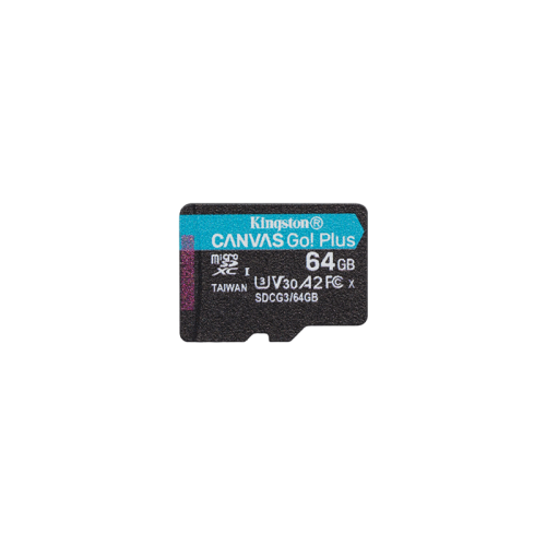 Карта памяти Kingston Canvas Go! Plus microSD Card 64GB