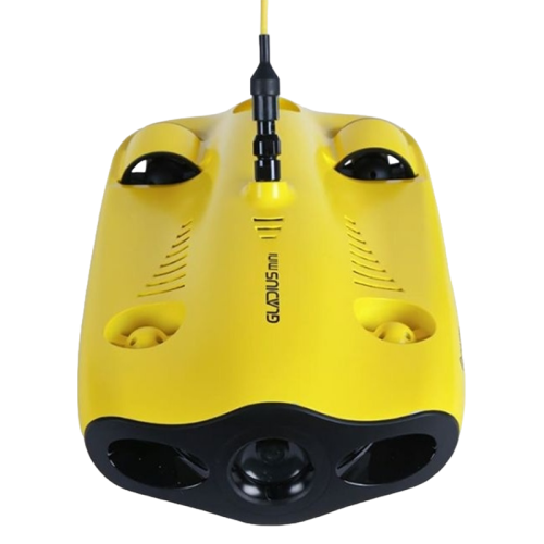 Gladius Mini S-ді қуып бара жатқан дрон сары