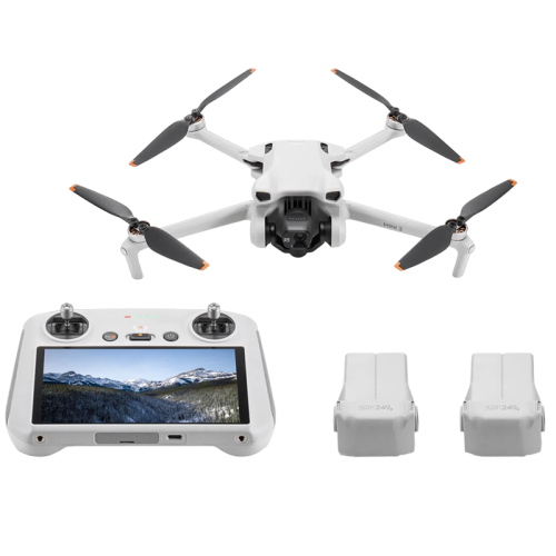 Drone DJI Mini 3 + DJI RC + Fly More Combo Plus ақ