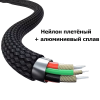 Кабель ZFR USB 2.0 черный Алматы, Казахстан