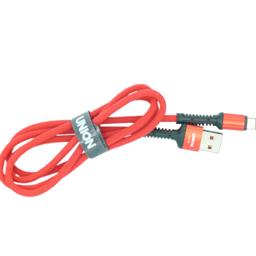Union Кабель USB 2.0 (M) TypeC (M)  красный Алматы, Казахстан