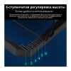 Подставка SjRC -S500 для ноутбука c охлаждением Алматы, Казахстан
