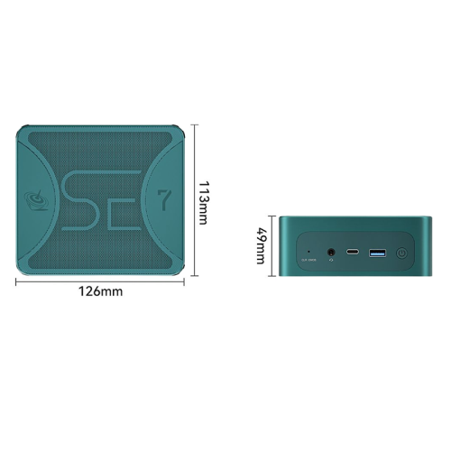 Мини ДК Beelink Ser7 7840HS grey сатып алыңыз Қазақстан, Алматы