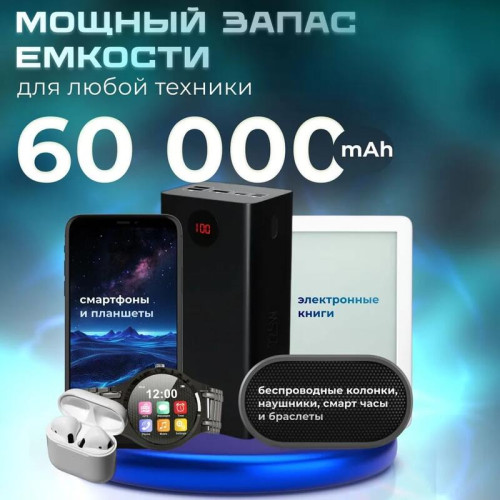 Внешний аккумулятор Romoss PEA60 60000 мАч Алматы, Казахстан