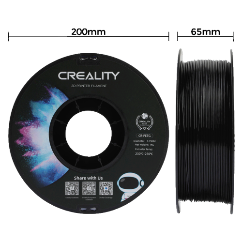 Филамент Creality CR-PETG черный Алматы, Казахстан