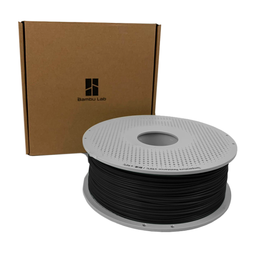 Пластик для 3D-печати Bambu Lab PLA Matte Charcoal черный Новосибирск, Россия