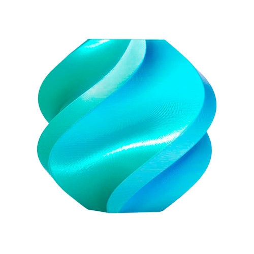 Пластик для 3D-печати Bambu Lab PLA Silk Dual  Blue Hawaii Алматы, Казахстан