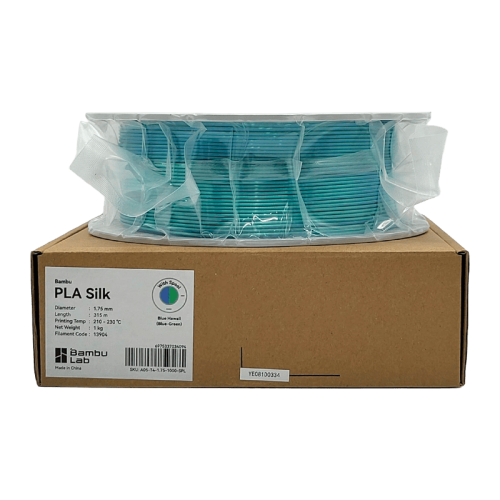Пластик для 3D-печати Bambu Lab PLA Silk Dual  Blue Hawaii Алматы, Казахстан