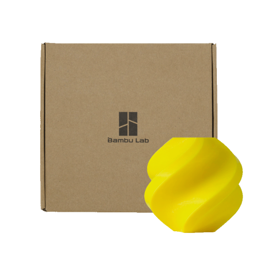 3D басып шығаруға арналған пластик Bambu Lab PLA Basic сары