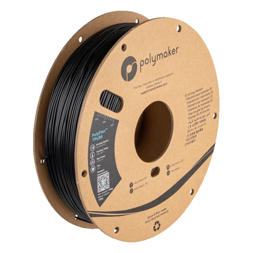 3D басып шығаруға арналған пластик Polymaker PolyFlex TPU қара Алматы, Қазақстан