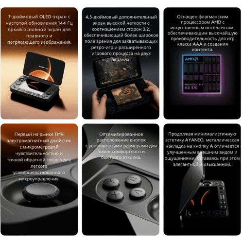 Портативная игровая консоль AYANEO FLIP 1s ds