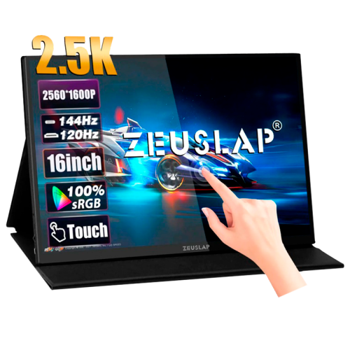 ZEUSLAP P16KT мониторы қара