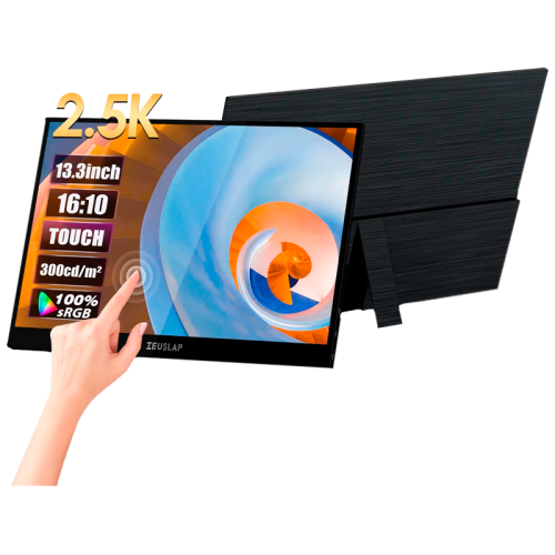 Монитор ZEUSLAP Z13KT черный