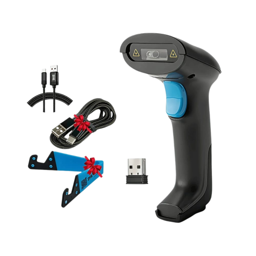 Сканер штрих-кода ZFR-YHD-6200DB для QR и штрих-кодов, беспроводной