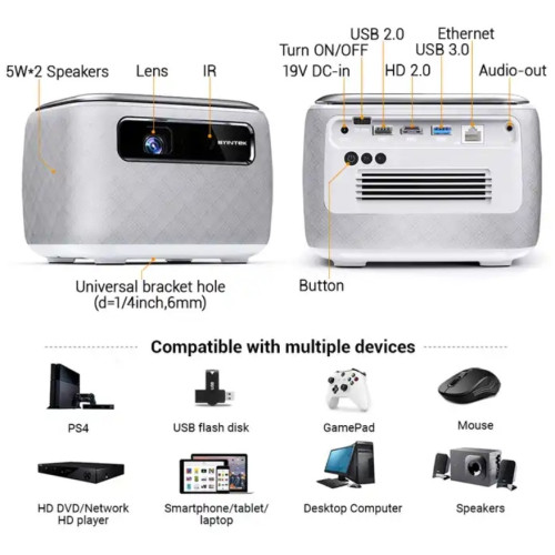 Купить Проектор Byintek R20  в Новосибирске, Россия | доставка