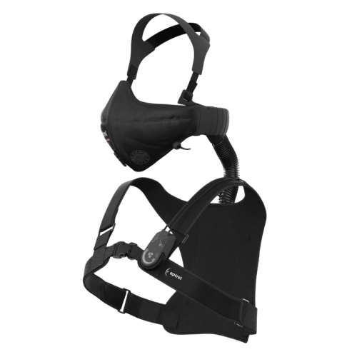 Блок принудительной подачи воздуха Optrel Swiss Air и полумаска (с панелью управления)