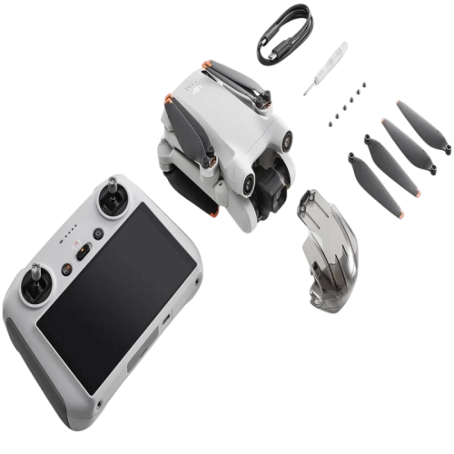 Dron DJI Mini 3 Pro ақ + DJI RC DJI Mini 3 DJI RC – Қазақстан бойынша жеткізумен сатып алу | DJI