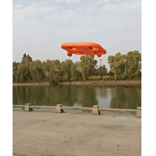 Дрон-спасатель ZFR R7000 в полете над лесом