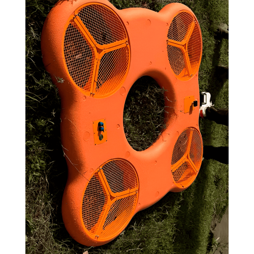 Дрон-спасатель ZFR R7000 в полете над лесом