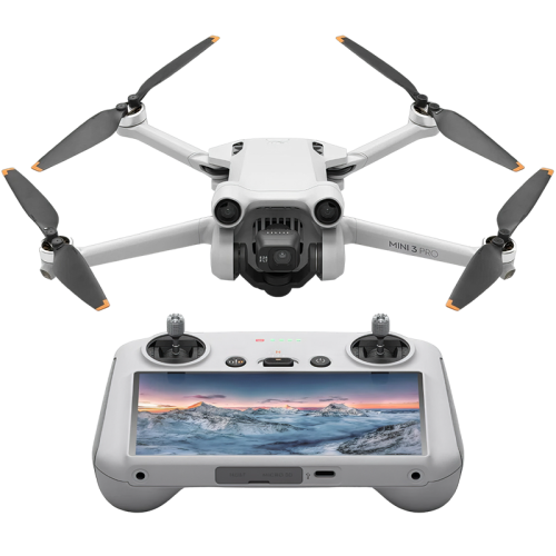 Дрон DJI Mini 3 Pro + DJI RC + Fly More Kit Plus белый