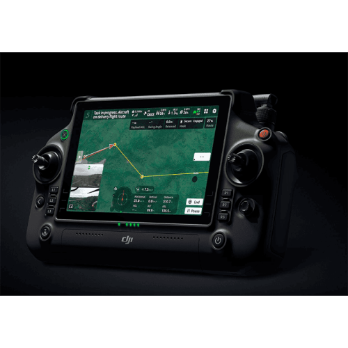 DJI FlyCart 100 в полете над живописным пейзажем