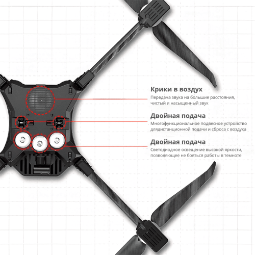 Грузовой дрон-курьер ZFR LM-Y05