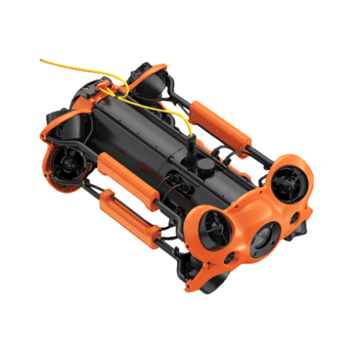 Подводный дрон Chasing M2 Pro Professional set в действии, демонстрирующий свои возможности подводной съемки и маневренности.