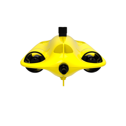 Подводный дрон Chasing Gladius Mini S с камерой, готовый к погружению.