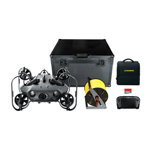 Подводный дрон Chasing X Standard Set в комплекте, готовый к подводным исследованиям.