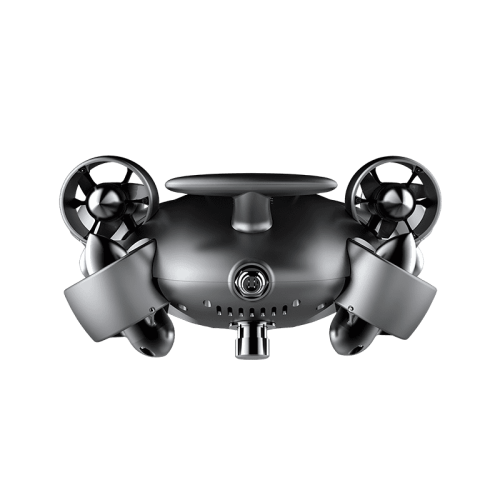 Подводный дрон FIFISH V6 Expert M200A с манипулятором, готовый к погружению.