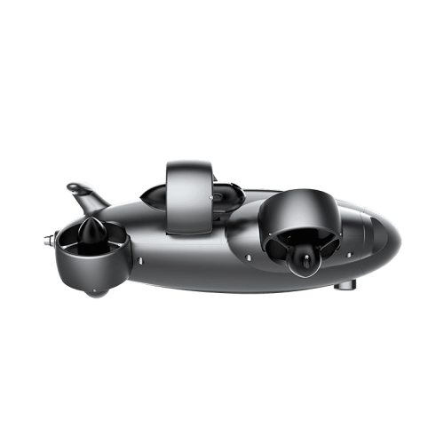 Подводный дрон FIFISH V6 Expert M200A с манипулятором, готовый к погружению.