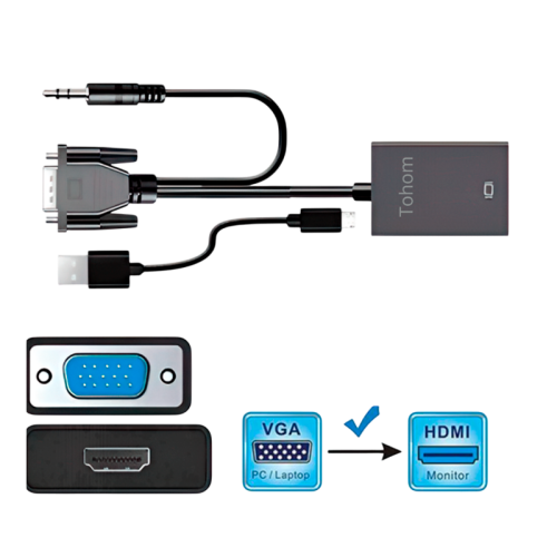 Адаптер Tohom VGA-HDTV