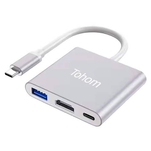 Док-станция Tohom 3 in 1 серебристый