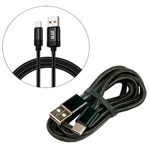 Кабель ZFR USB 2.0 черный 