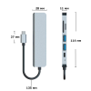 Картридер Tohom USB-Hub 6 в 1 Алматы, Казахстан