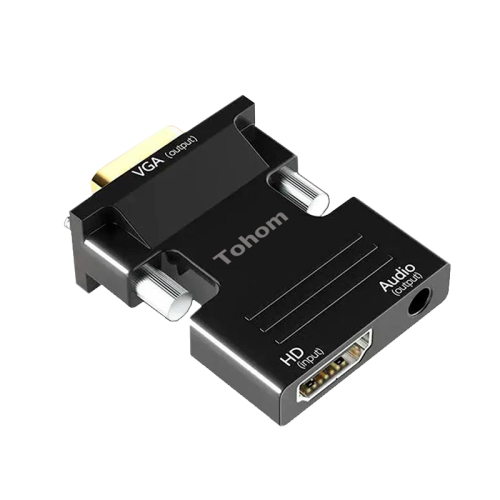 Переходник Tohom HDMI-VGA аудио 3.5 мм