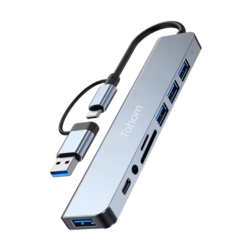 Картридер Tohom USB-Hub 8 в 1
