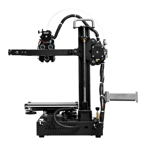 3D-принтер TRONXY CRUX 1S в рабочем состоянии, печатающий модель