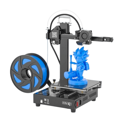 3D-принтер TRONXY CRUX 1S в рабочем состоянии, печатающий модель