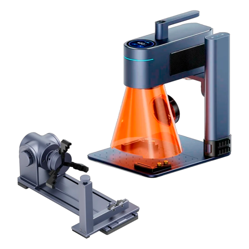 Лазерный гравер LaserPecker LP4 и Роторный удлинитель