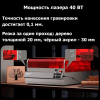Лазерный станок Creality Falcon 2 Pro 40W гравирует рисунок на деревянной заготовке, демонстрируя точность и скорость