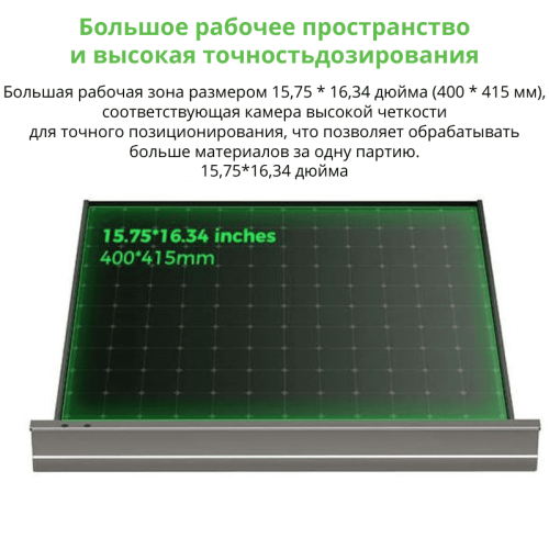 Лазерный станок Creality Falcon 2 Pro 22W гравирует на деревянной заготовке, крупный план работы лазера