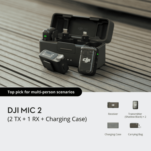 Беспроводной микрофон DJI Mic 2 (2 TX + 1 RX + Charging Case) Беспроводной микрофон DJI Mic 2 (2 TX + 1 RX + Charging Case) – купить с доставкой по Новосибирску | DJI