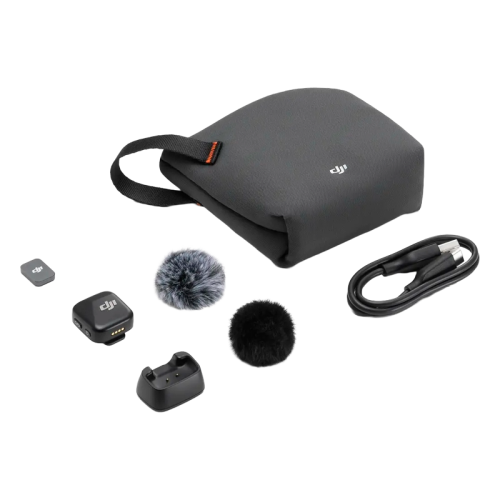Беспроводной петличный микрофон-передатчик DJI Mic Mini черный Алматы, Казахстан