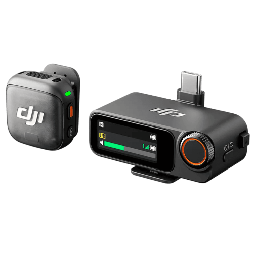 Микрофон DJI Mic 3 (1 RX + 1 TX) черный