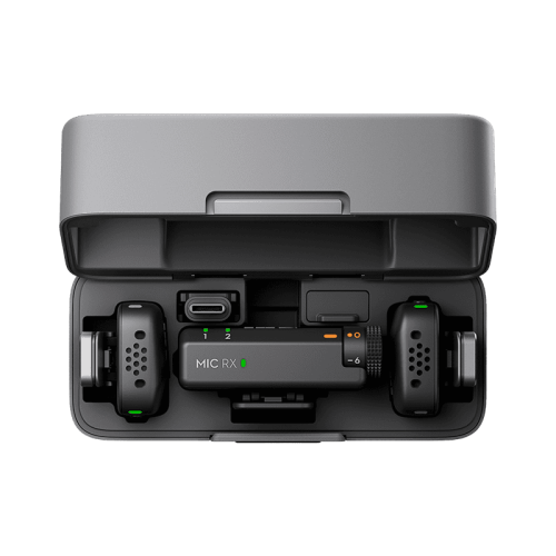 Микрофон DJI Mic Mini (2TX + 1RX + Charging Case) черный