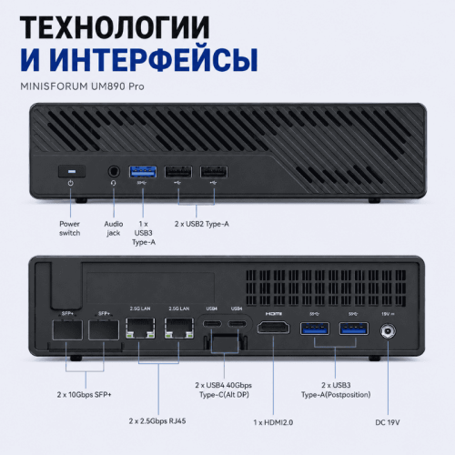 Мини ПК MINISFORUM MS-01 - мощность, которая работает на вас 173683627 – купить в Алматы и по Казахстану | MINISFORUM