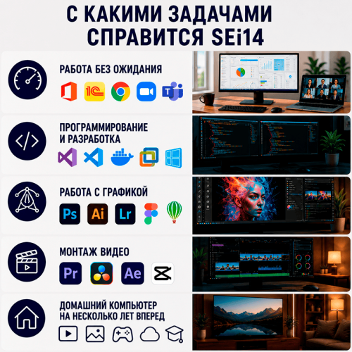 Мини ПК Beelink SEi14 - один компьютер для работы, отдыха и творчества 172545661 – купить в Алматы и по Казахстану | Beelink