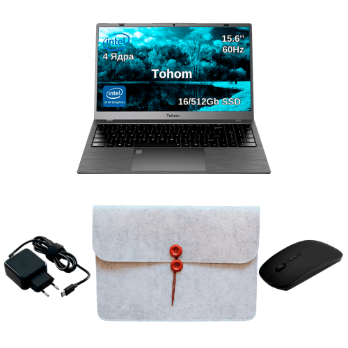 Ноутбук Tohom TK-E156E 15.6" / 16 Гб / SSD 512 Гб