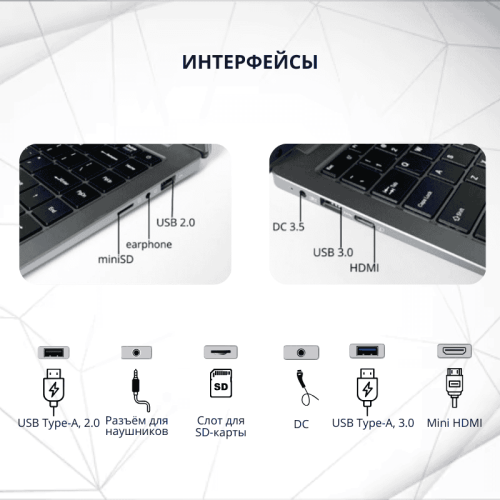 Ноутбук Tohom LiteBook с 6 Гб оперативной памяти и SSD 128 Гб